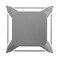 Flash Furniture 24" Silver Metal Counter Stool-Gray Poly Seat, 4PK 4-ET-31320-24-SV-R-PL2G-GG - alternate 4